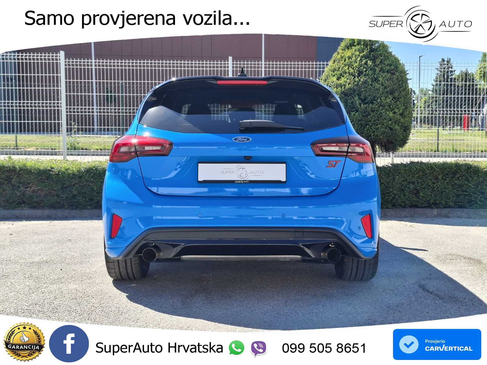 Ford Focus ST X 2.3 EcoBoost manual 280 KS, REG 02/27 ACC+KAM+GR SJED+VIRT+B&O