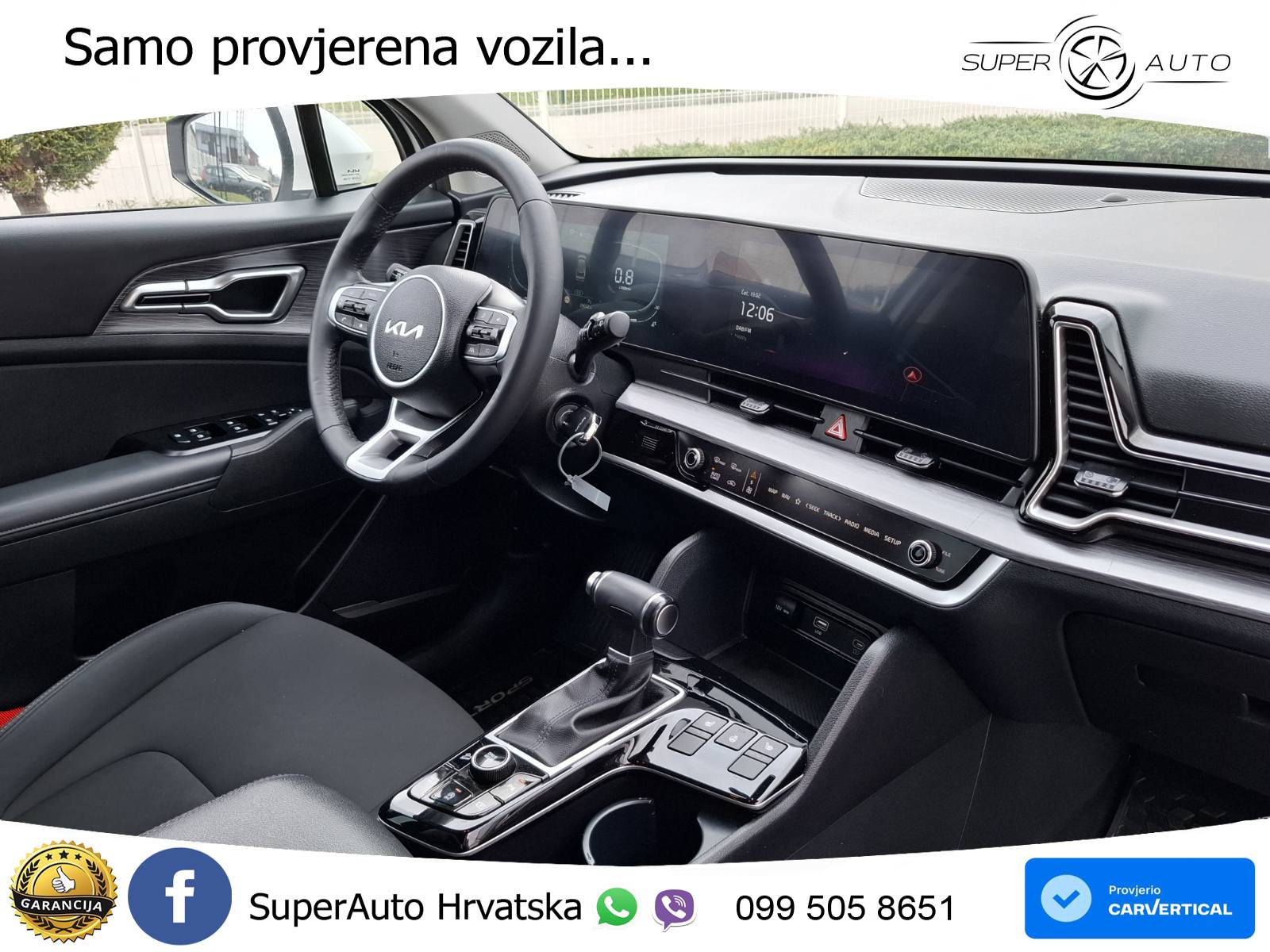 Kia Sportage 1.6 T-GDI Aut. LX Fresh 160 KS, REG 10/26 LED+KAM+GR SJED+VIRT