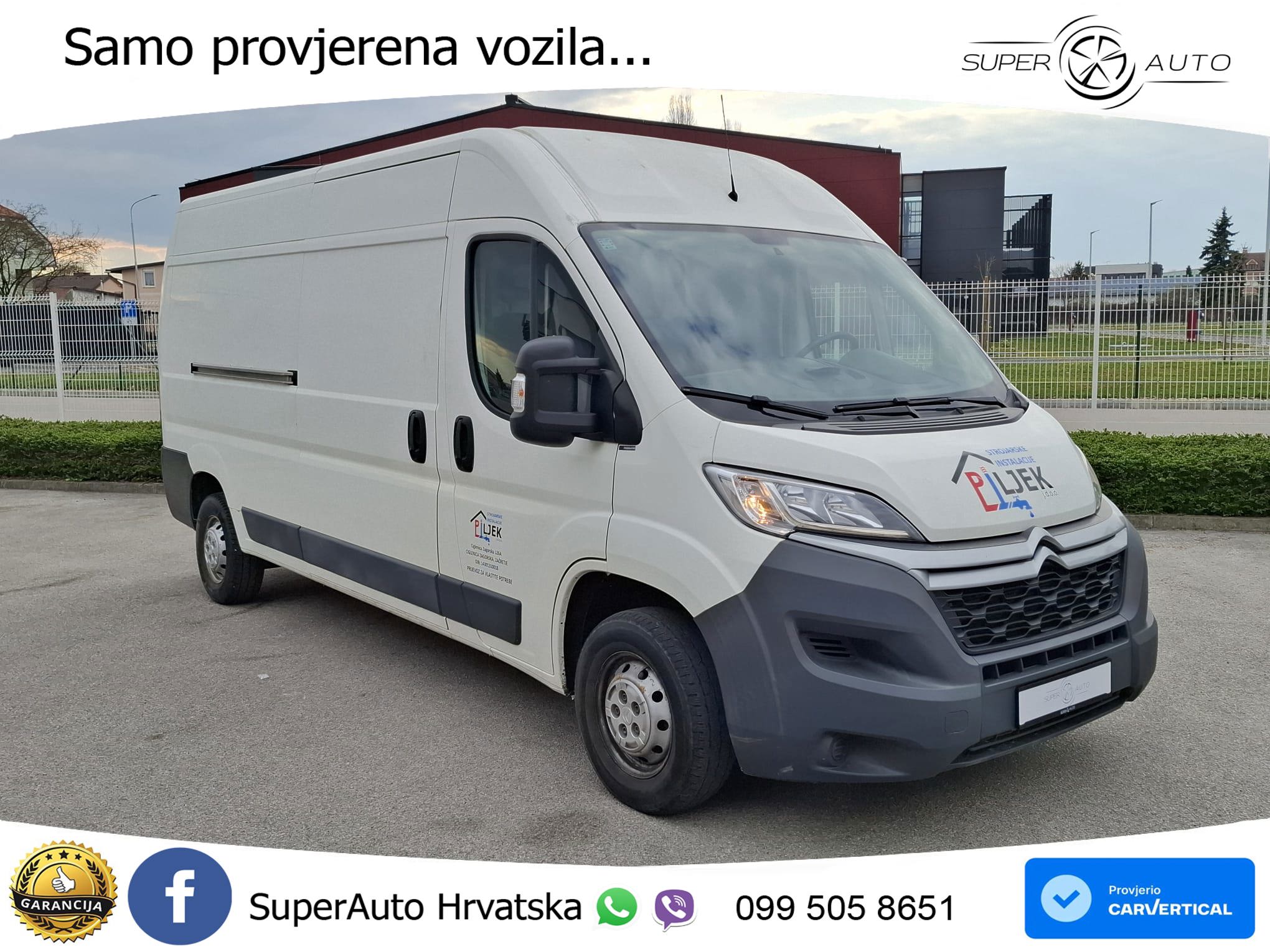 Citroen Jumper 2.0 HDi L3H2 165 KS, u PDV-u, REG 08/27
