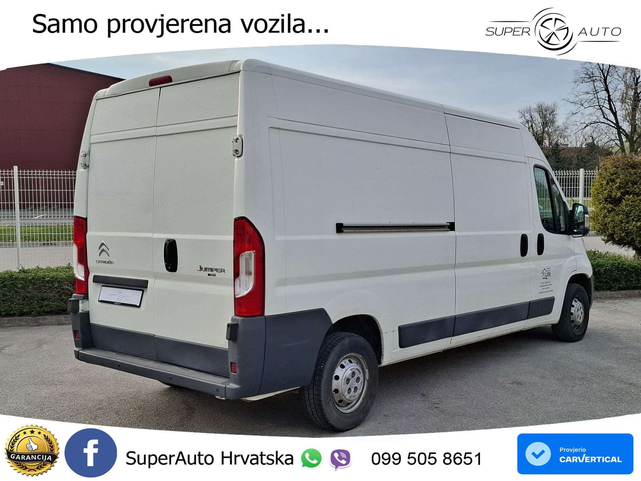 Citroen Jumper 2.0 HDi L3H2 165 KS, u PDV-u, REG 08/27