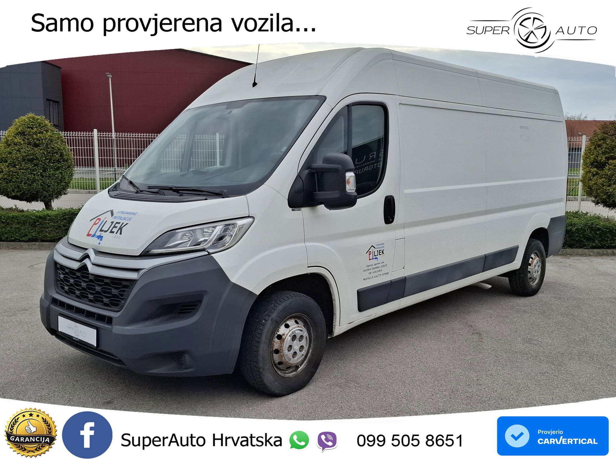 Citroen Jumper 2.0 HDi L3H2 165 KS, u PDV-u, REG 08/27