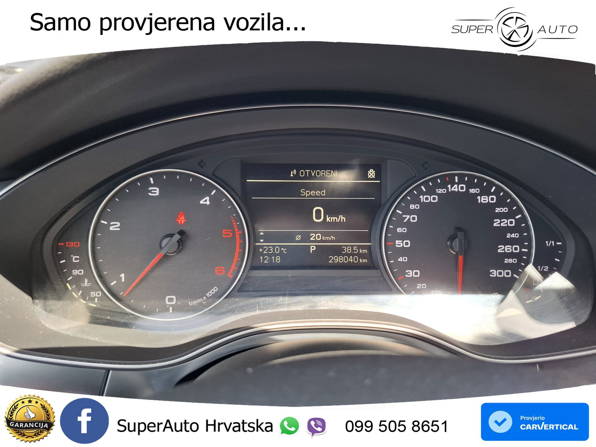 Audi A6 3.0 TDI quattro S tronic 204 KS, REG 01/27, TEM+PARK