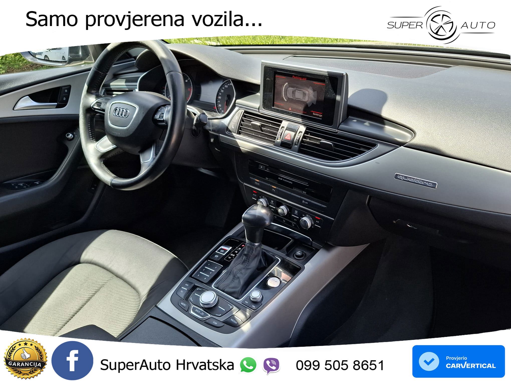 Audi A6 3.0 TDI quattro S tronic 204 KS, REG 01/27, TEM+PARK