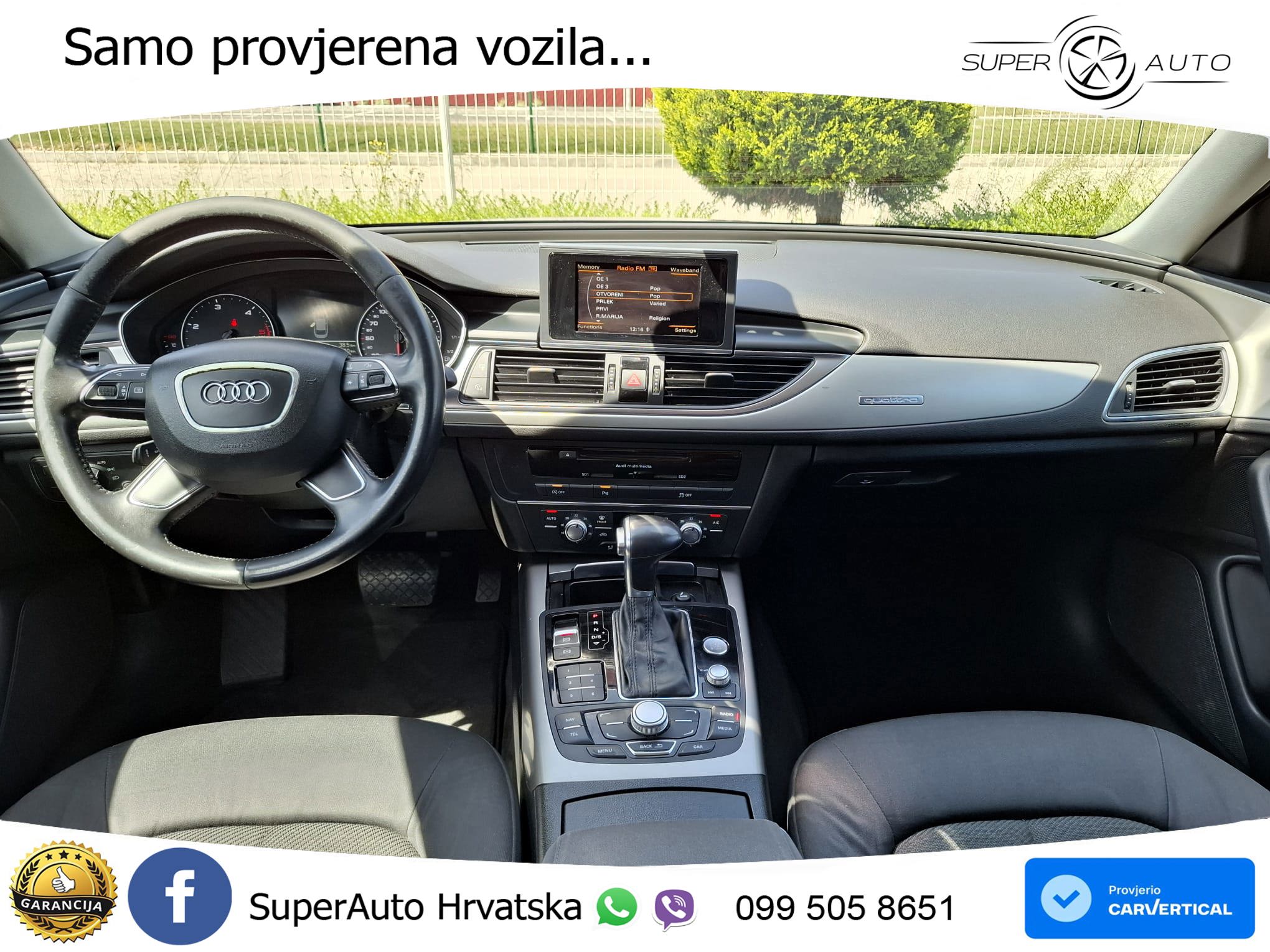 Audi A6 3.0 TDI quattro S tronic 204 KS, REG 01/27, TEM+PARK