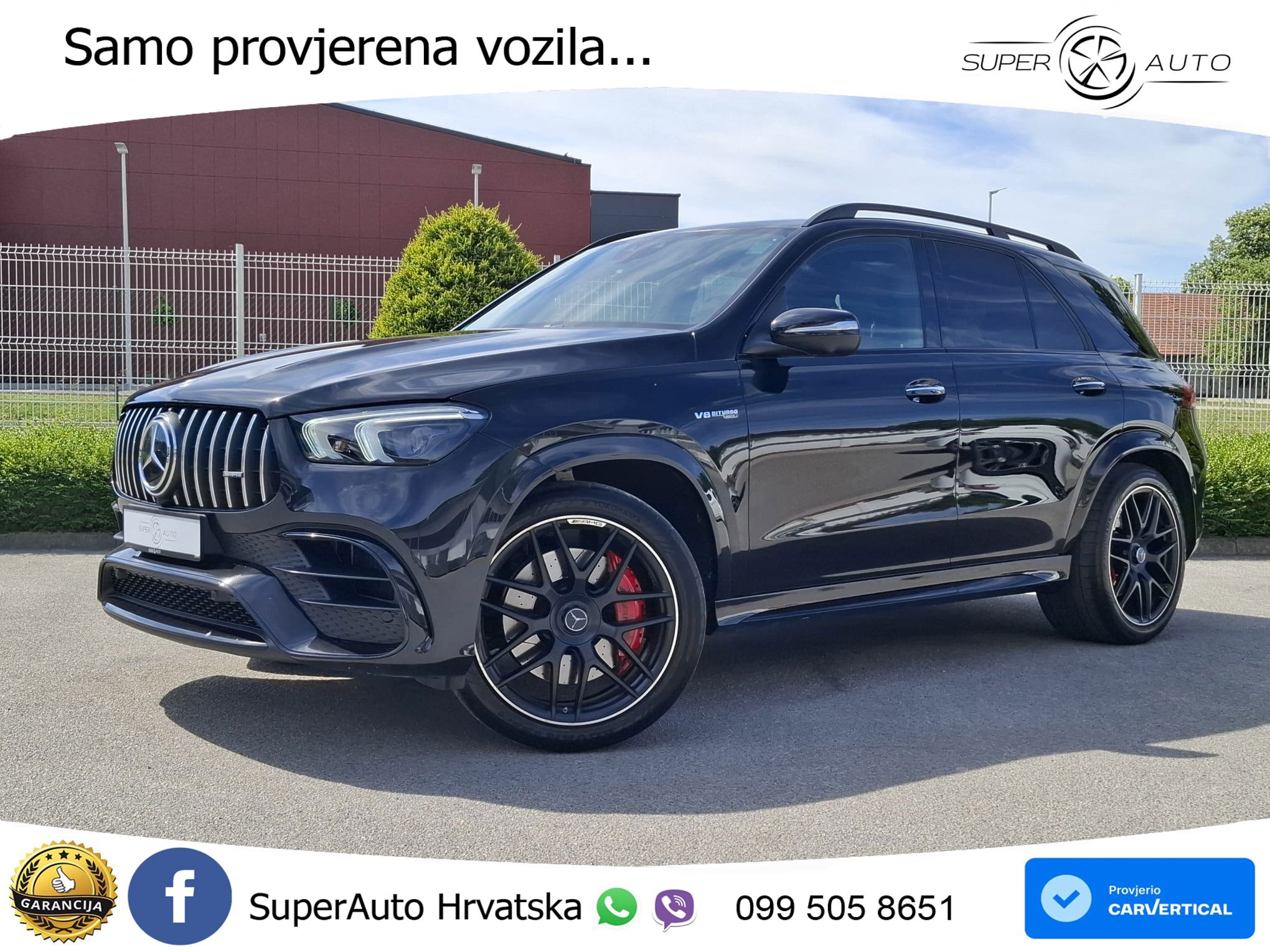 Mercedes AMG GLE 63 V8 4M Aut. 571 KS, REG 07/27 ZRAČNI+ACC+GR SJED+360+BURM+22"