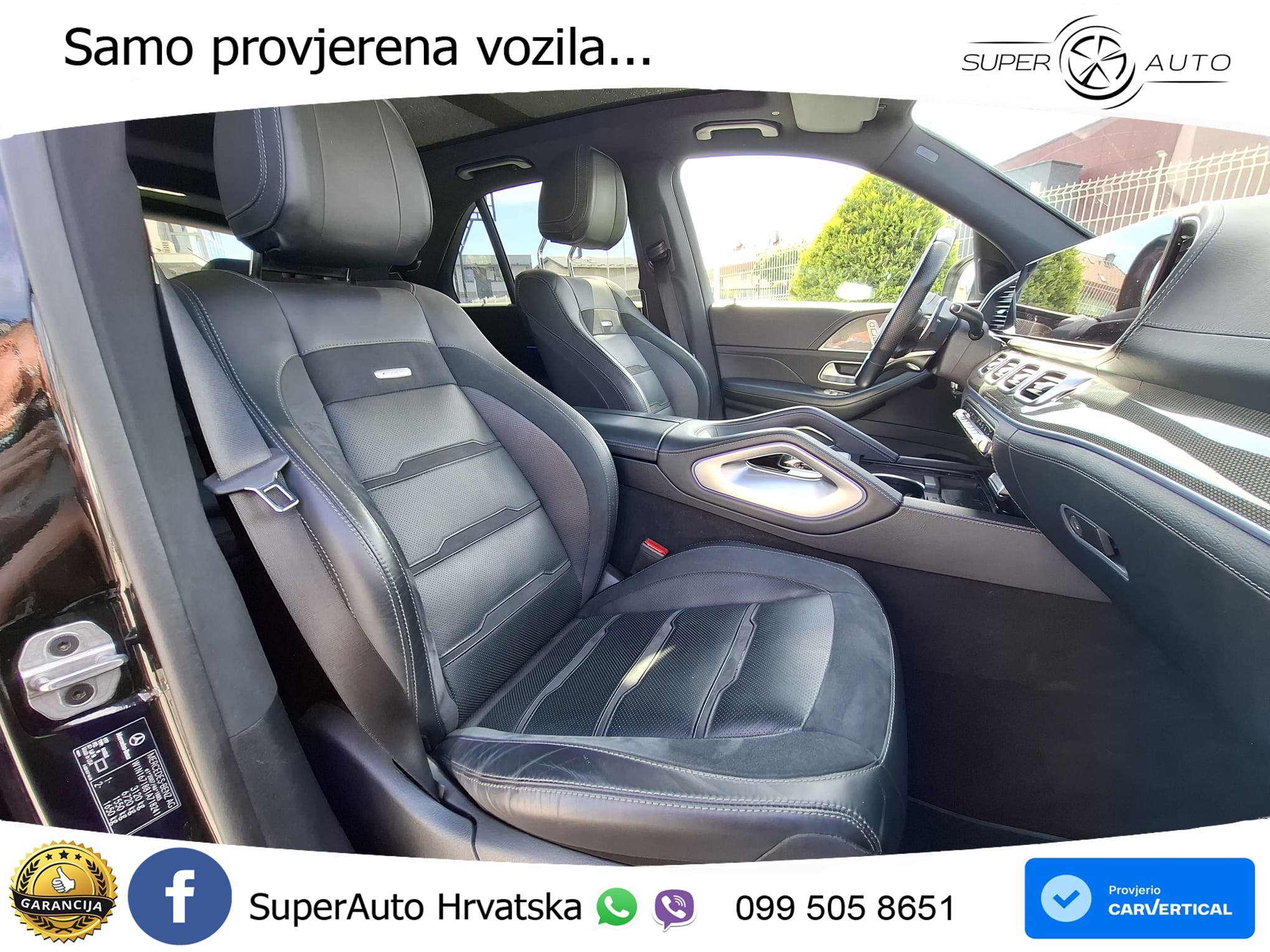Mercedes AMG GLE 63 V8 4M Aut. 571 KS, REG 07/27 ZRAČNI+ACC+GR SJED+360+BURM+22"