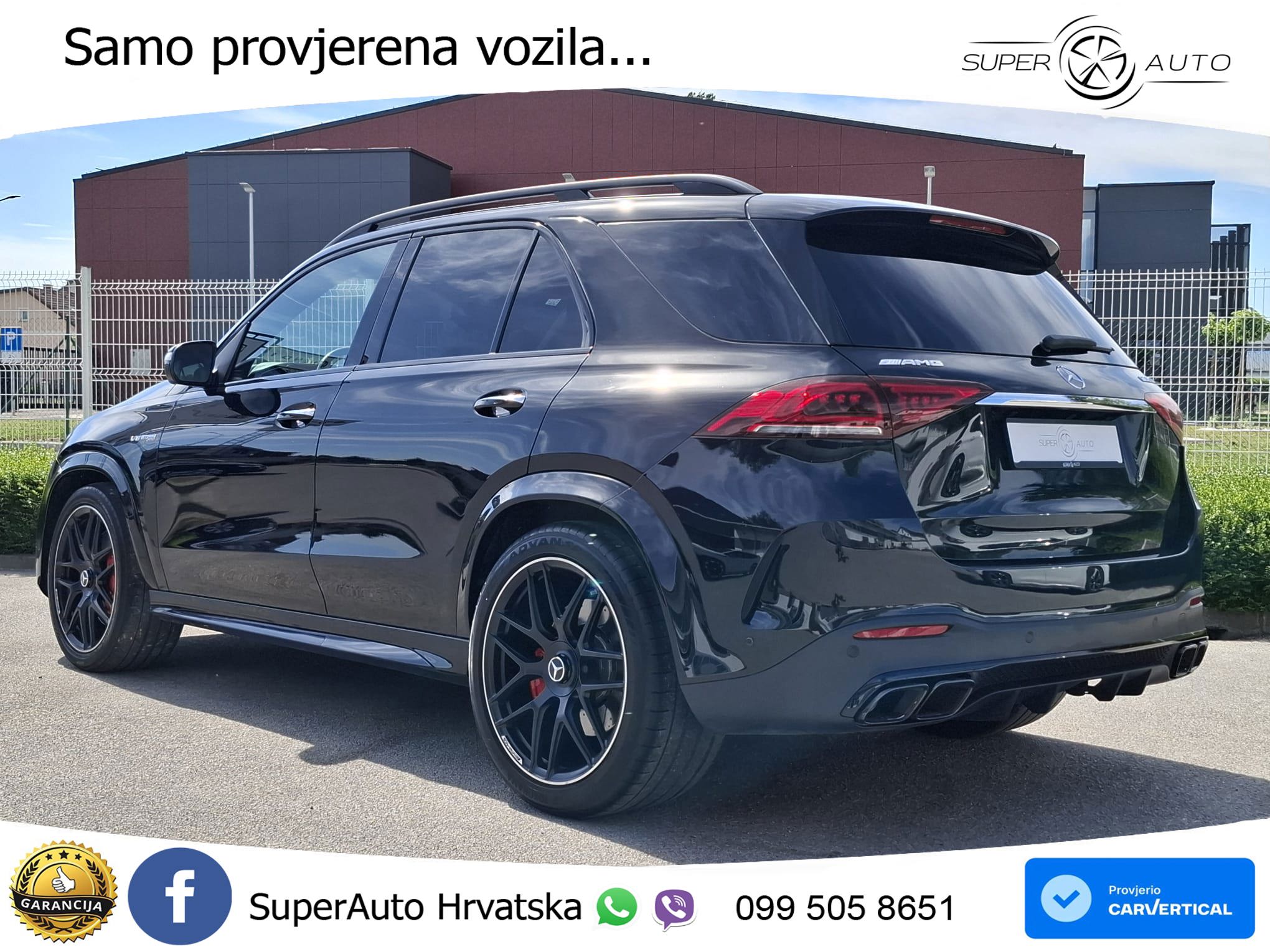 Mercedes AMG GLE 63 V8 4M Aut. 571 KS, REG 07/27 ZRAČNI+ACC+GR SJED+360+BURM+22"