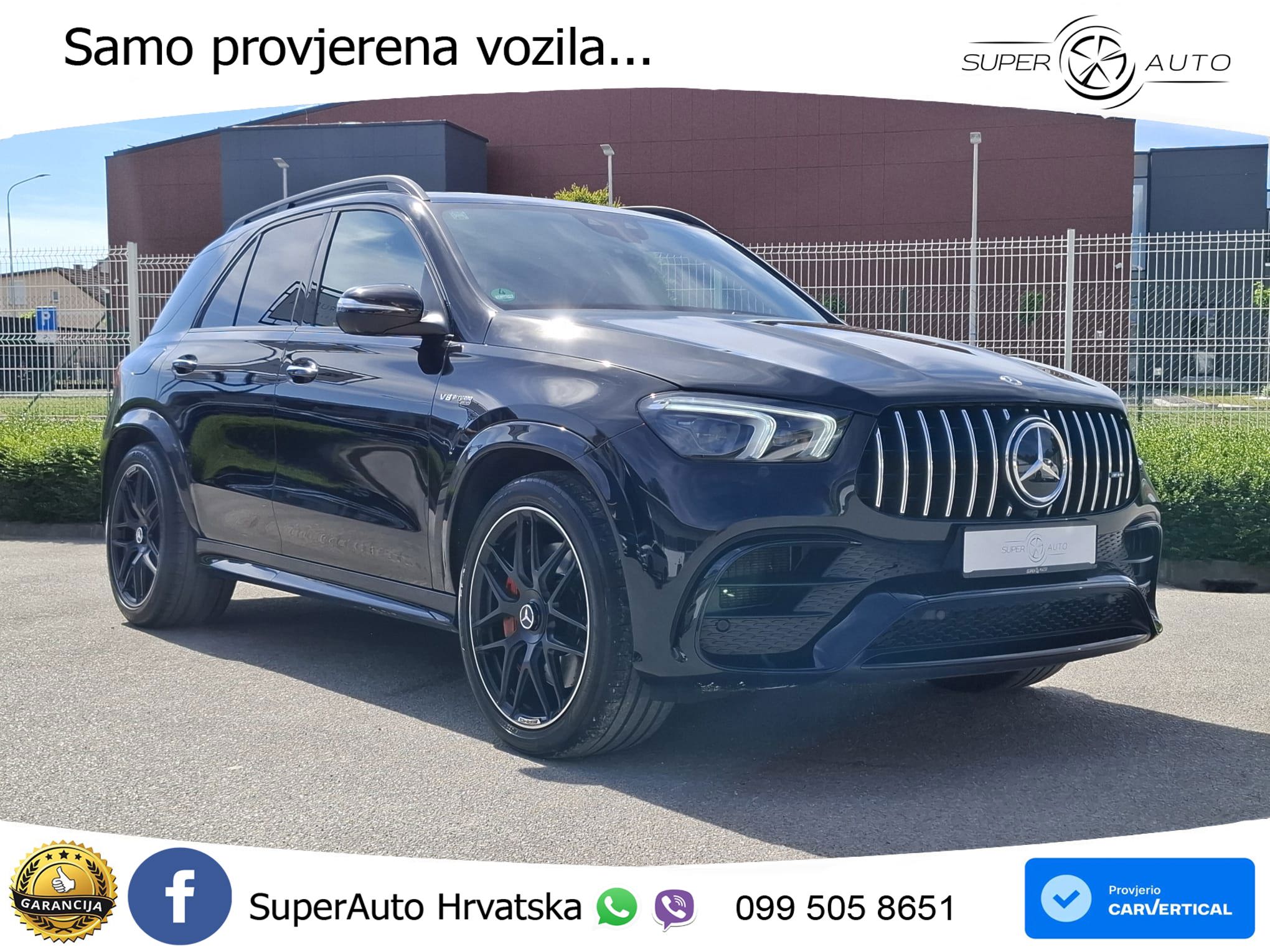 Mercedes AMG GLE 63 V8 4M Aut. 571 KS, REG 07/27 ZRAČNI+ACC+GR SJED+360+BURM+22"