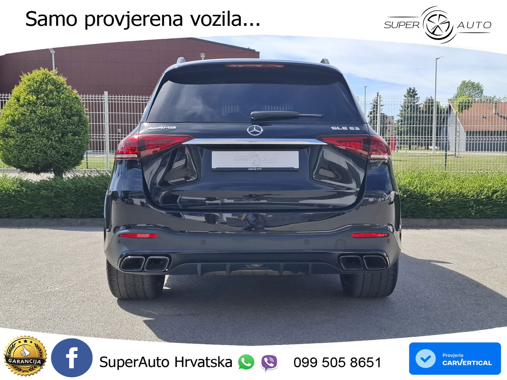 Mercedes AMG GLE 63 V8 4M Aut. 571 KS, REG 07/27 ZRAČNI+ACC+GR SJED+360+BURM+22"