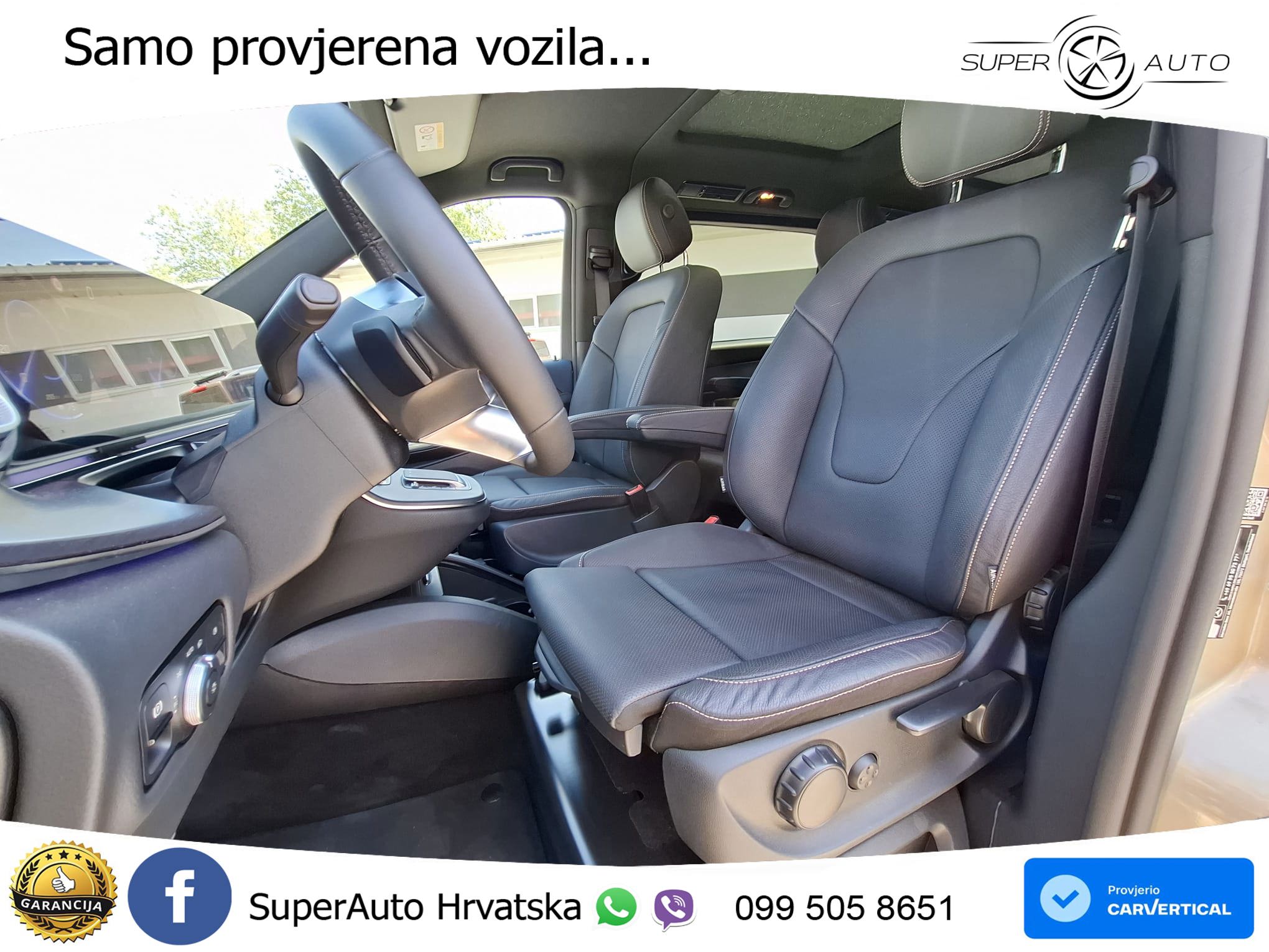 Mercedes EQV 300 Avantgarde Long 204 KS, ZRAČNI+ACC+GR SJED+360+PANO