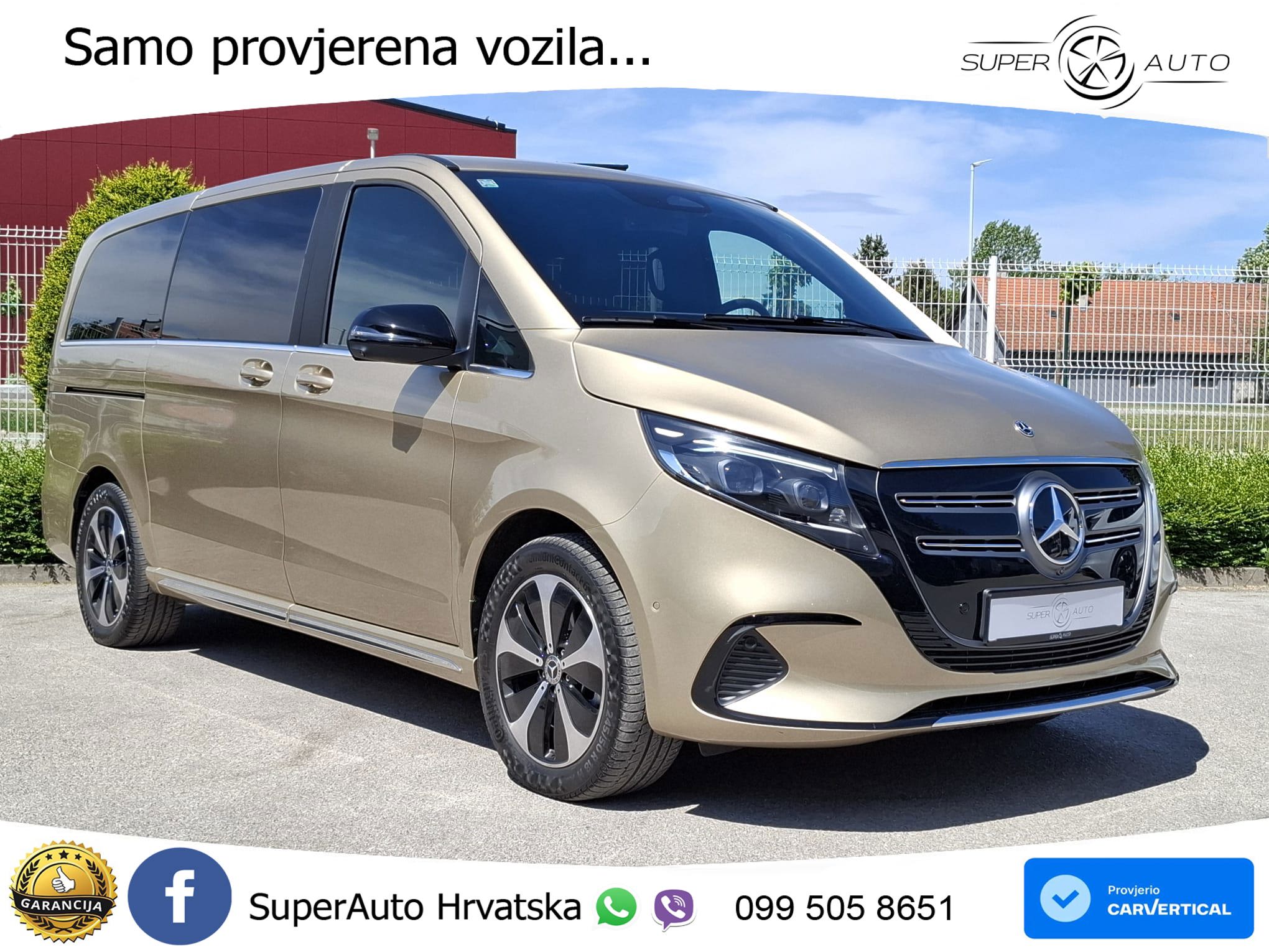 Mercedes EQV 300 Avantgarde Long 204 KS, ZRAČNI+ACC+GR SJED+360+PANO