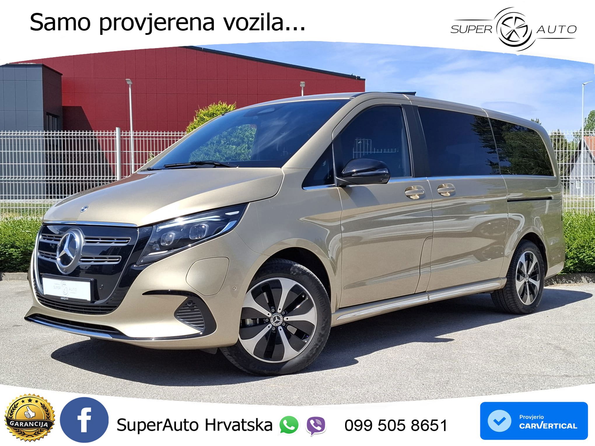 Mercedes EQV 300 Avantgarde Long 204 KS, ZRAČNI+ACC+GR SJED+360+PANO