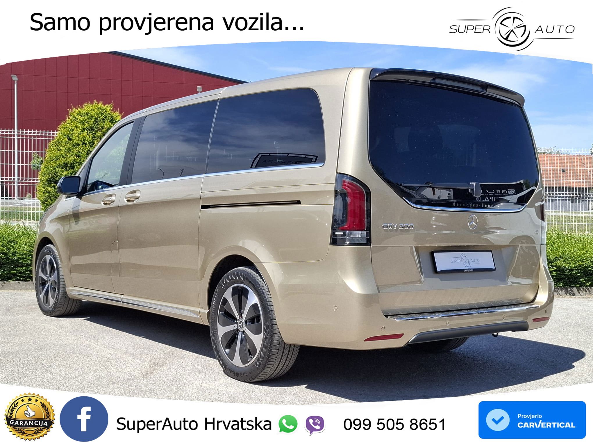 Mercedes EQV 300 Avantgarde Long 204 KS, ZRAČNI+ACC+GR SJED+360+PANO