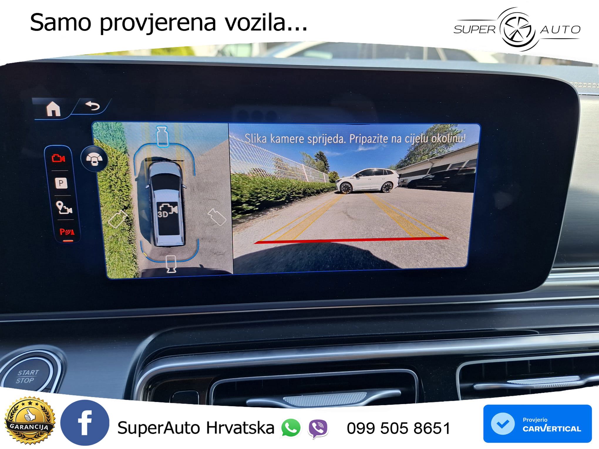 Mercedes EQV 300 Avantgarde Long 204 KS, ZRAČNI+ACC+GR SJED+360+PANO