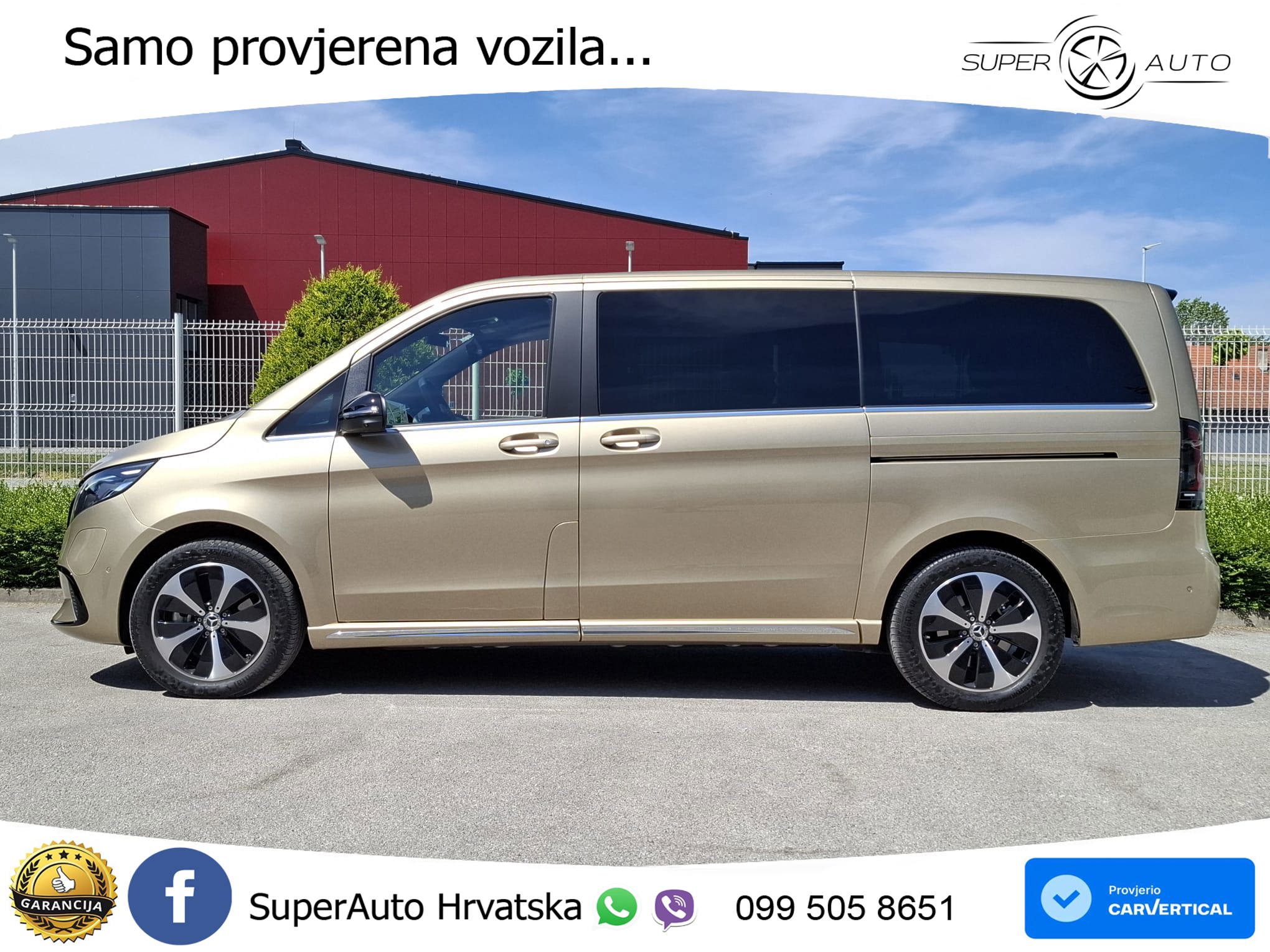 Mercedes EQV 300 Avantgarde Long 204 KS, ZRAČNI+ACC+GR SJED+360+PANO
