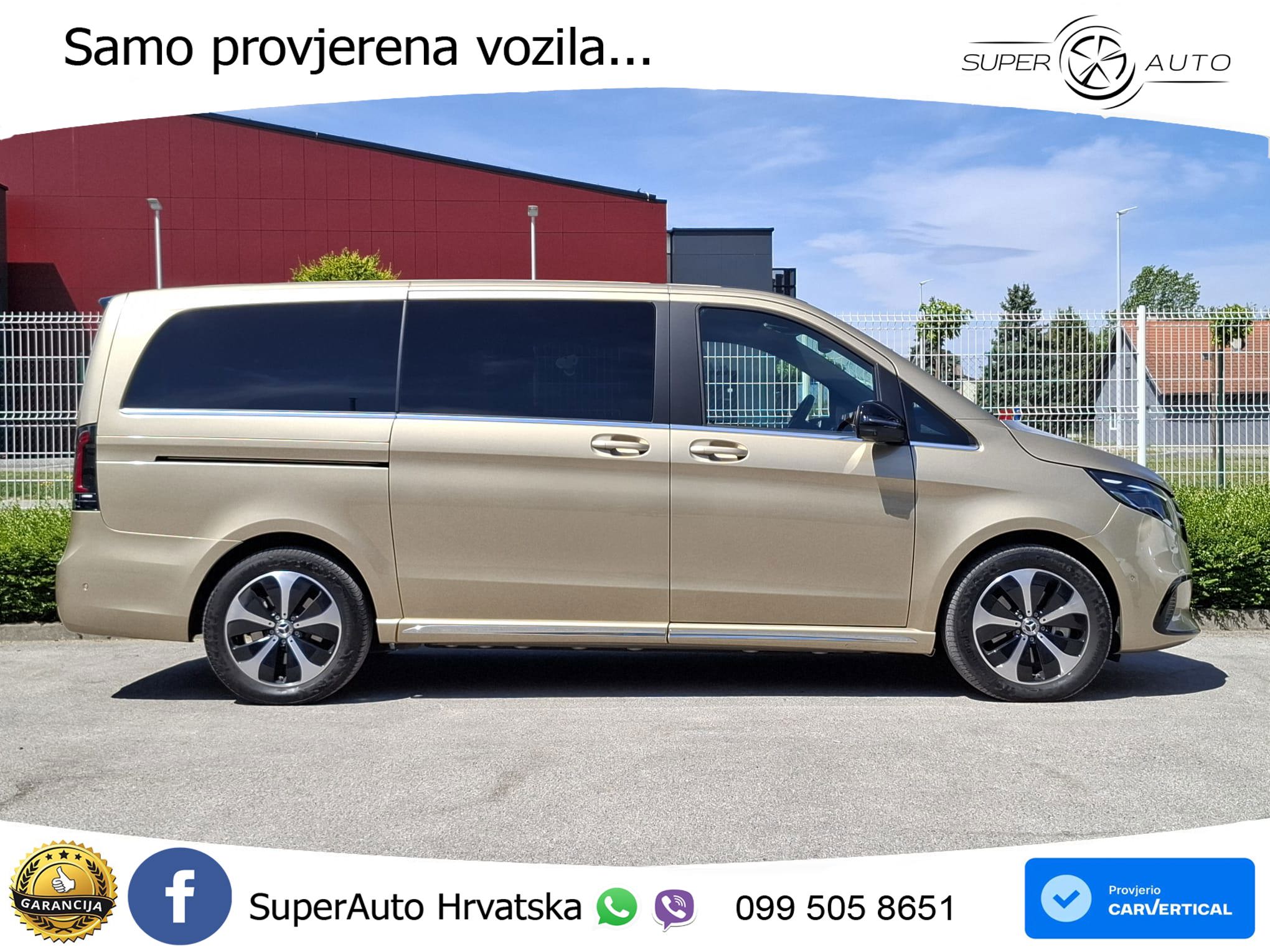Mercedes EQV 300 Avantgarde Long 204 KS, ZRAČNI+ACC+GR SJED+360+PANO