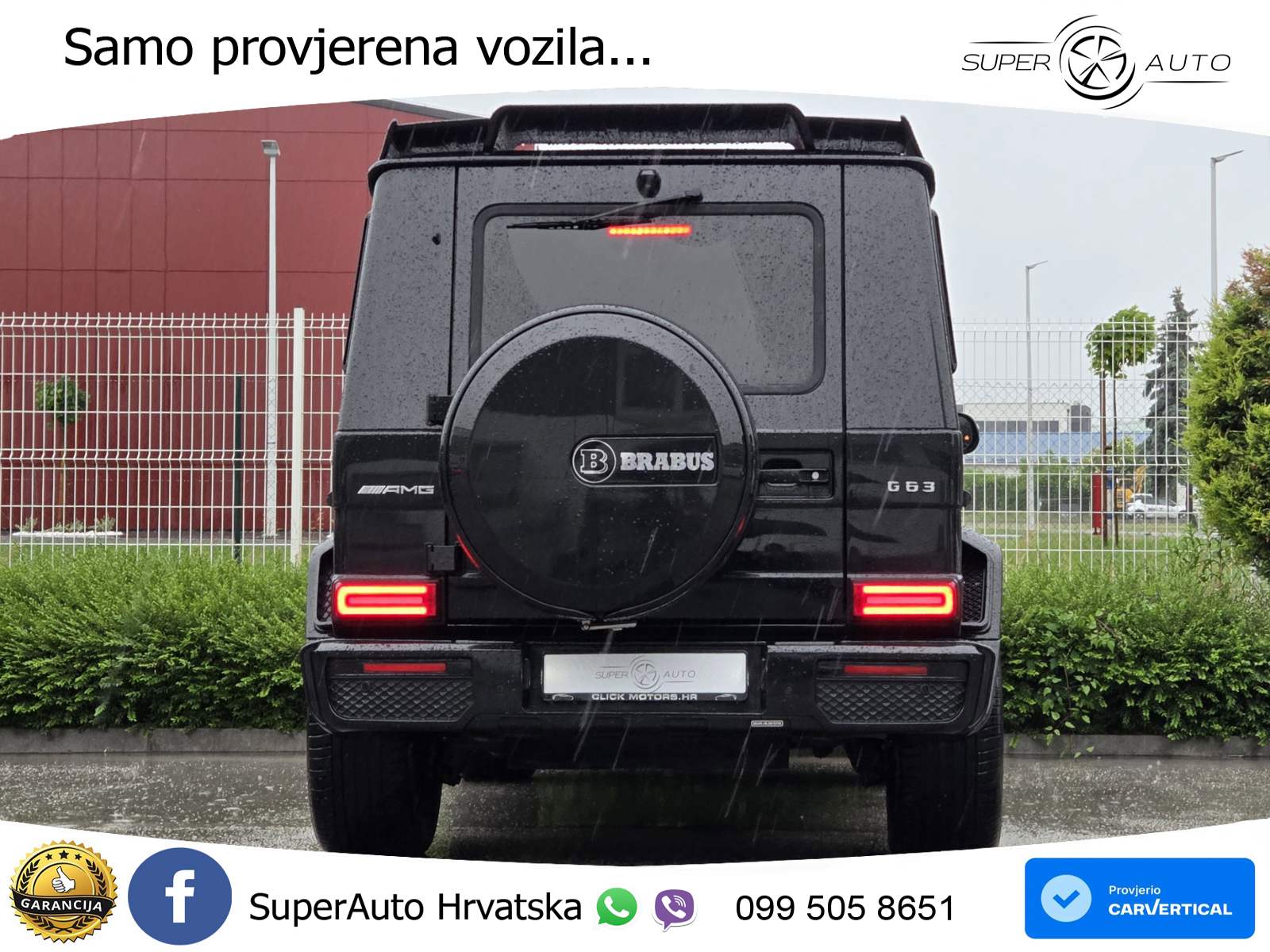 Mercedes G 63 V8 4M Aut. BRABUS 571 KS, REG 06/27 KAM+LED+4xGR SJED+PANO+NAVI