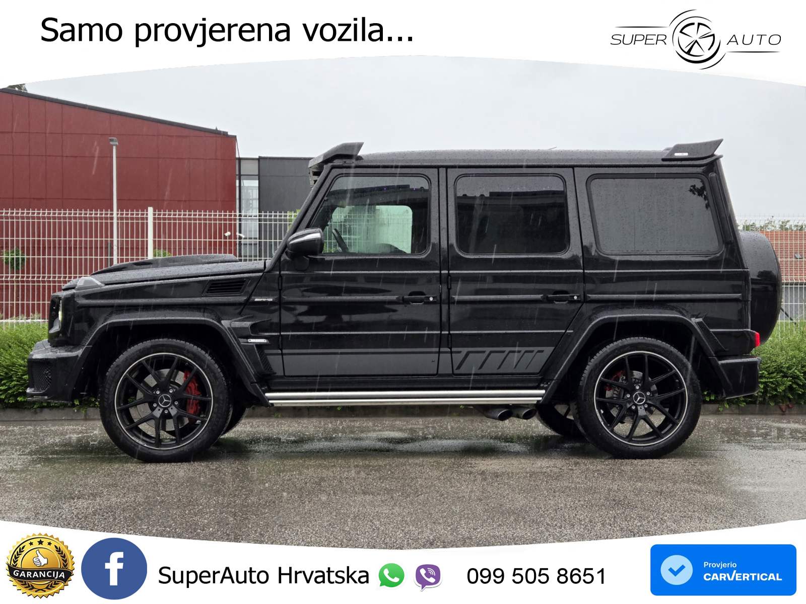 Mercedes G 63 V8 4M Aut. BRABUS 571 KS, REG 06/27 KAM+LED+4xGR SJED+PANO+NAVI