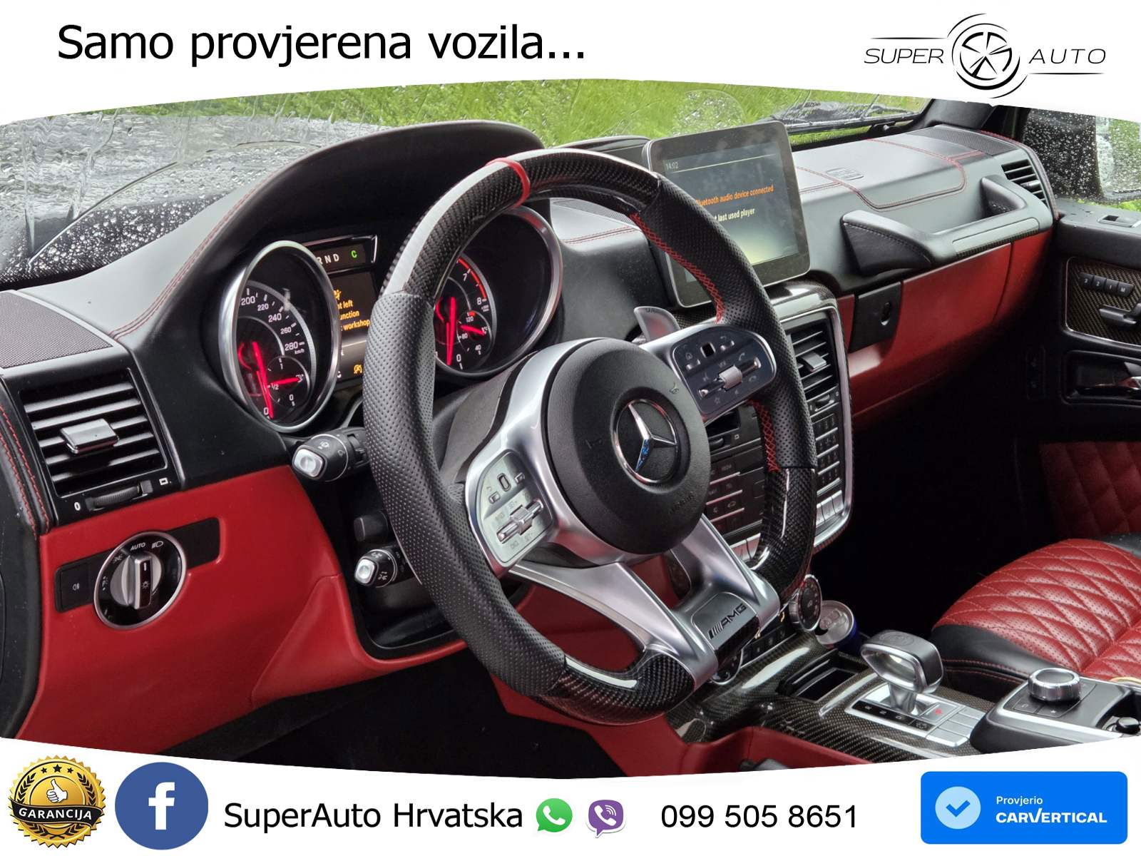 Mercedes G 63 V8 4M Aut. BRABUS 571 KS, REG 06/27 KAM+LED+4xGR SJED+PANO+NAVI