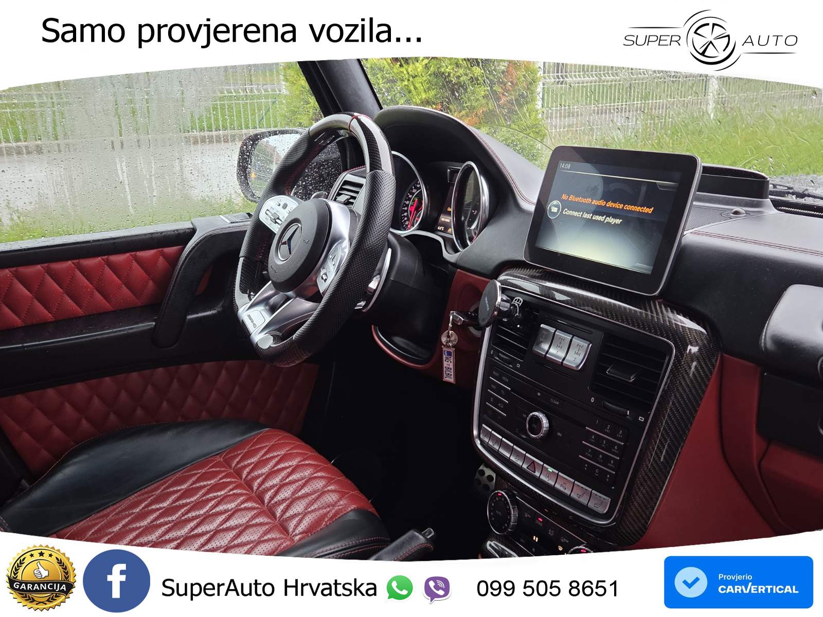 Mercedes G 63 V8 4M Aut. BRABUS 571 KS, REG 06/27 KAM+LED+4xGR SJED+PANO+NAVI