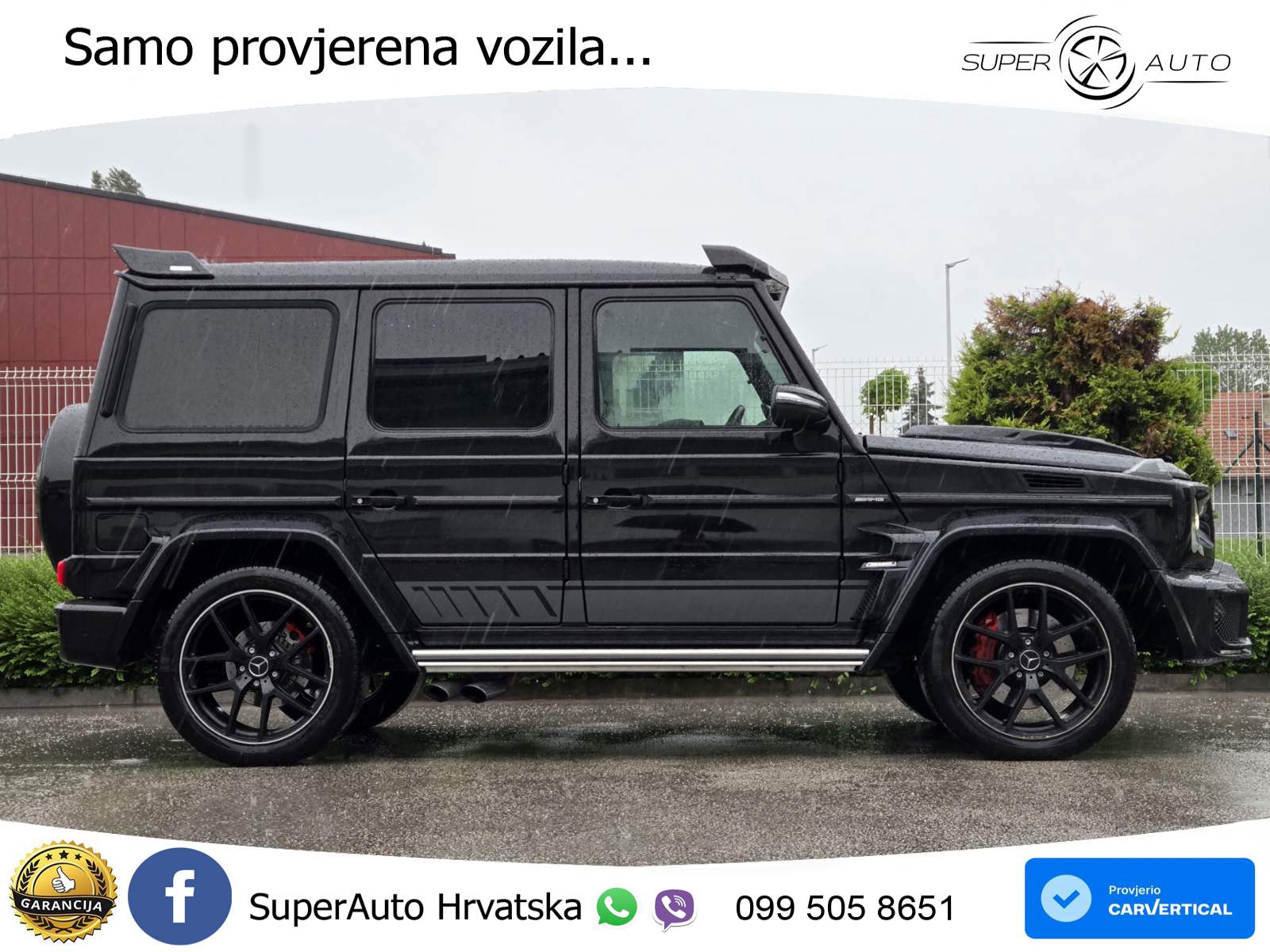 Mercedes G 63 V8 4M Aut. BRABUS 571 KS, REG 06/27 KAM+LED+4xGR SJED+PANO+NAVI