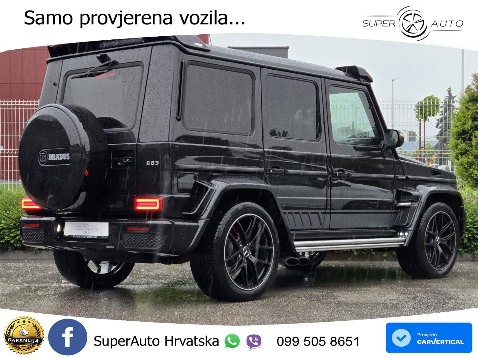 Mercedes G 63 V8 4M Aut. BRABUS 571 KS, REG 06/27 KAM+LED+4xGR SJED+PANO+NAVI