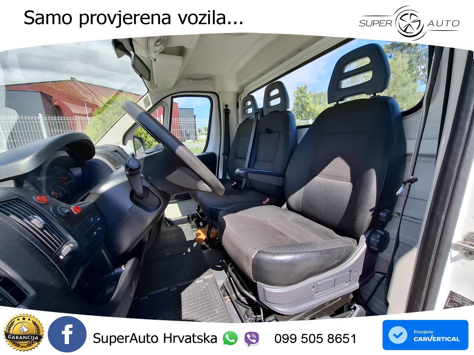 Peugeot Boxer 2.2 HDI 148 KS, REG 12/26 KLIMA