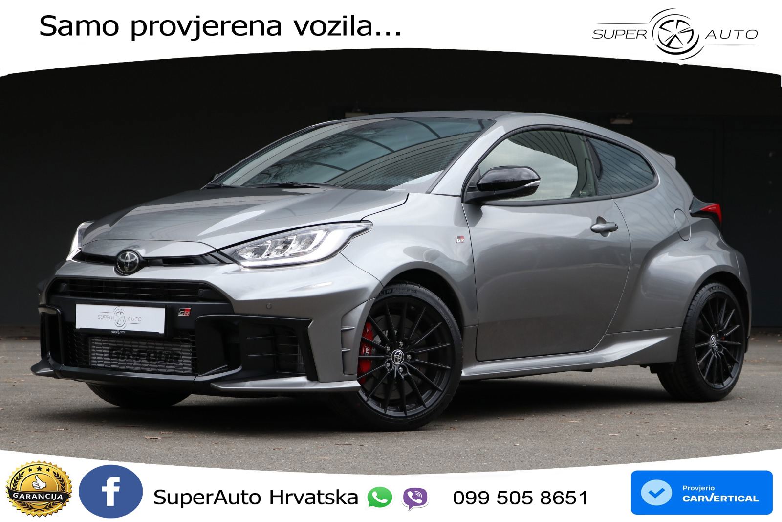 Toyota Yaris GR 1.6 Turbo GR-FOUR Aut. 280 KS, REG 02/27 ACC+GR SJED+KAM