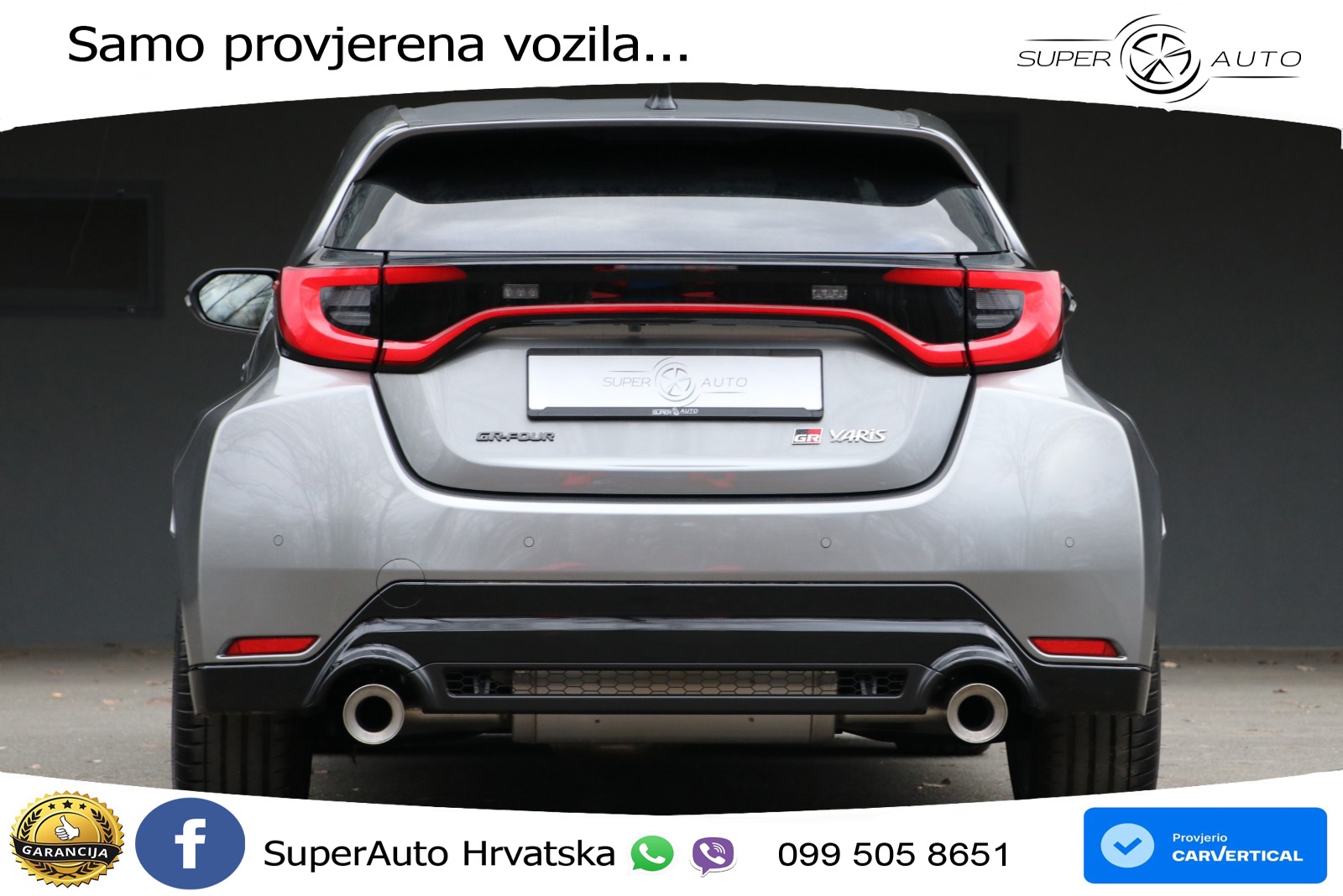 Toyota Yaris GR 1.6 Turbo GR-FOUR Aut. 280 KS, REG 02/27 ACC+GR SJED+KAM