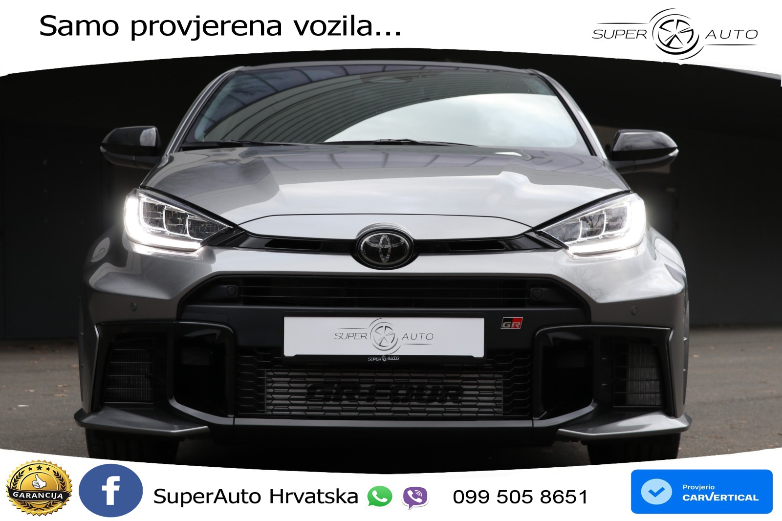 Toyota Yaris GR 1.6 Turbo GR-FOUR Aut. 280 KS, REG 02/27 ACC+GR SJED+KAM
