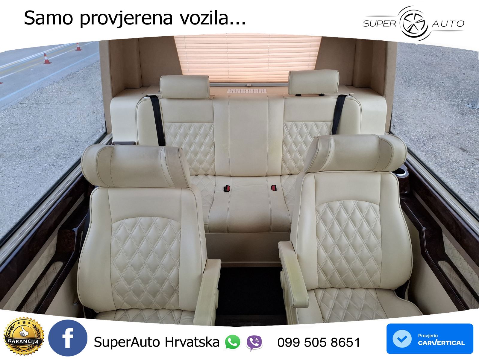 Mercedes Sprinter 519 CDI 190 KS, REG 06/27 VIP VOZILO
