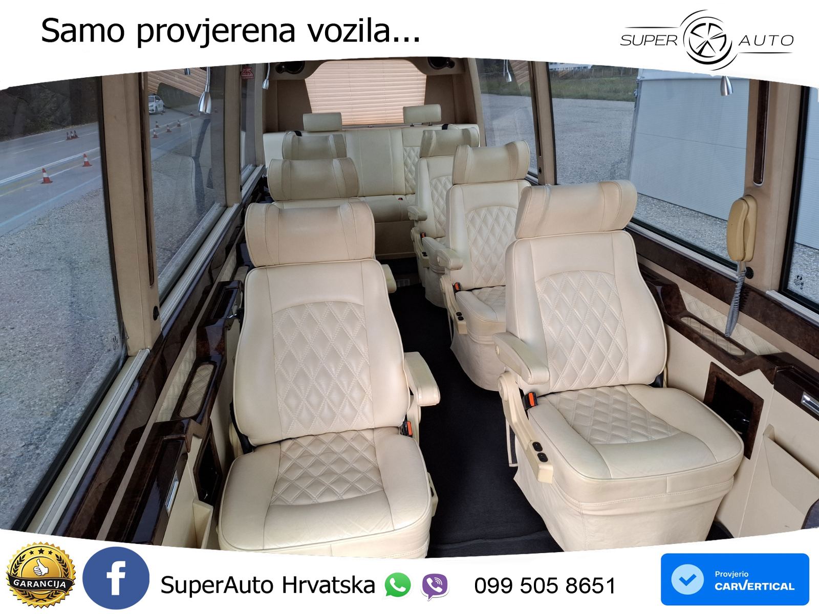 Mercedes Sprinter 519 CDI 190 KS, REG 06/27 VIP VOZILO