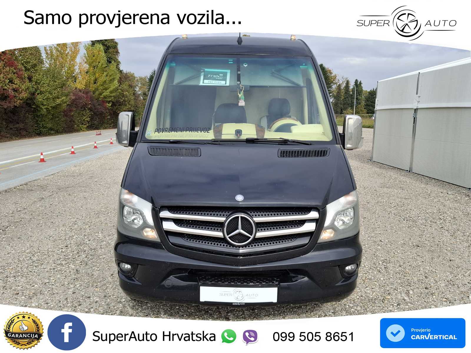 Mercedes Sprinter 519 CDI 190 KS, REG 06/27 VIP VOZILO