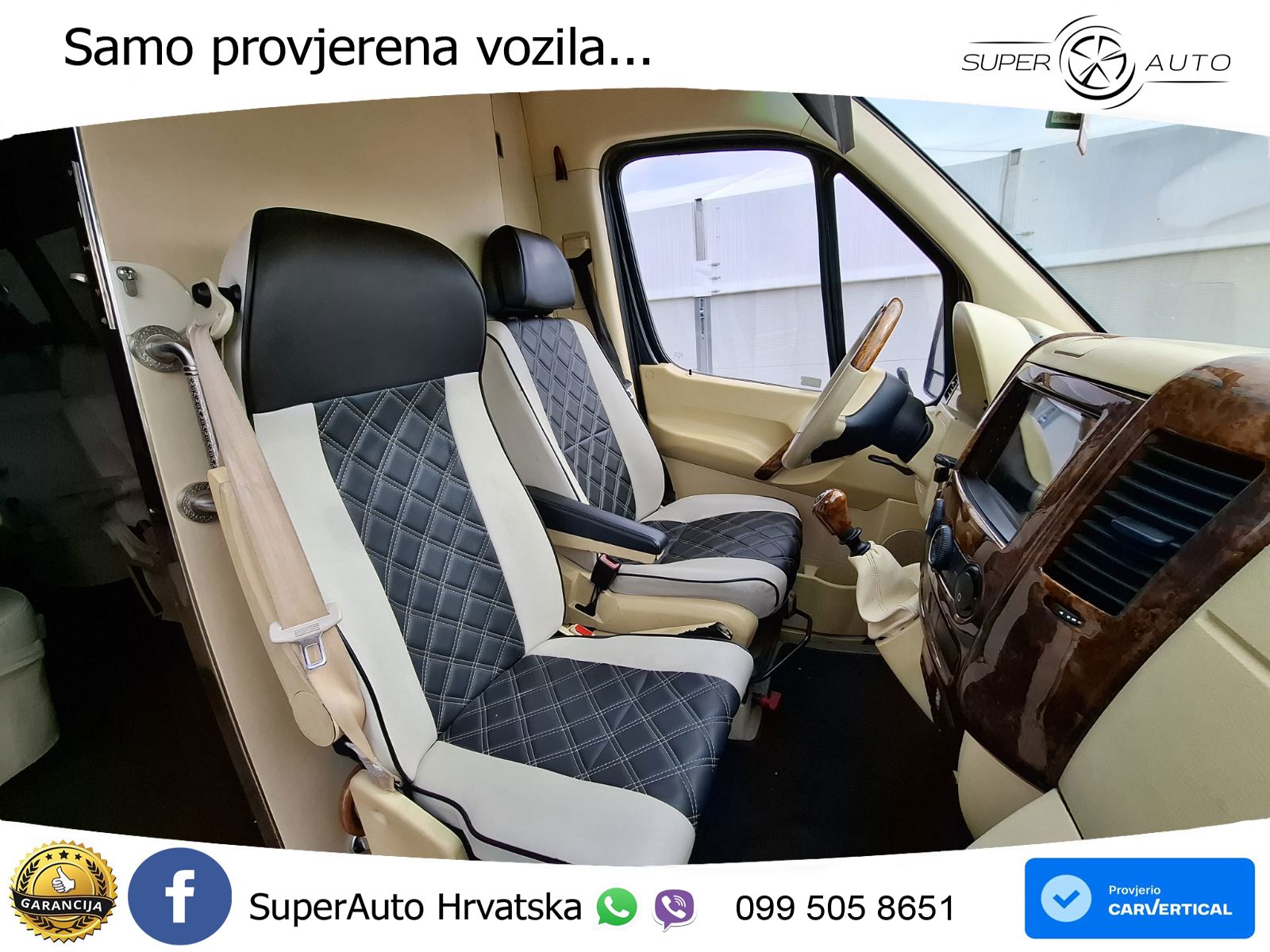 Mercedes Sprinter 519 CDI 190 KS, REG 06/27 VIP VOZILO