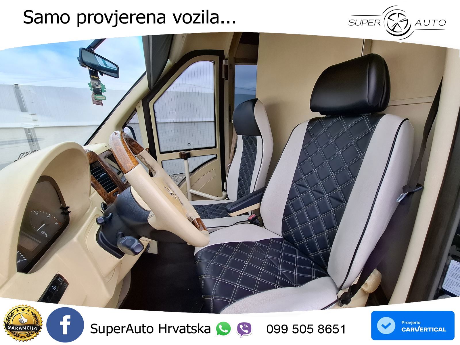 Mercedes Sprinter 519 CDI 190 KS, REG 06/27 VIP VOZILO