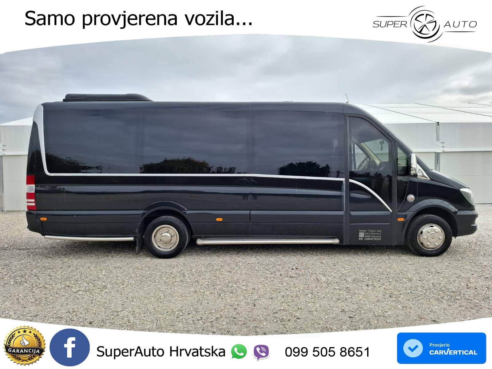 Mercedes Sprinter 519 CDI 190 KS, REG 06/27 VIP VOZILO