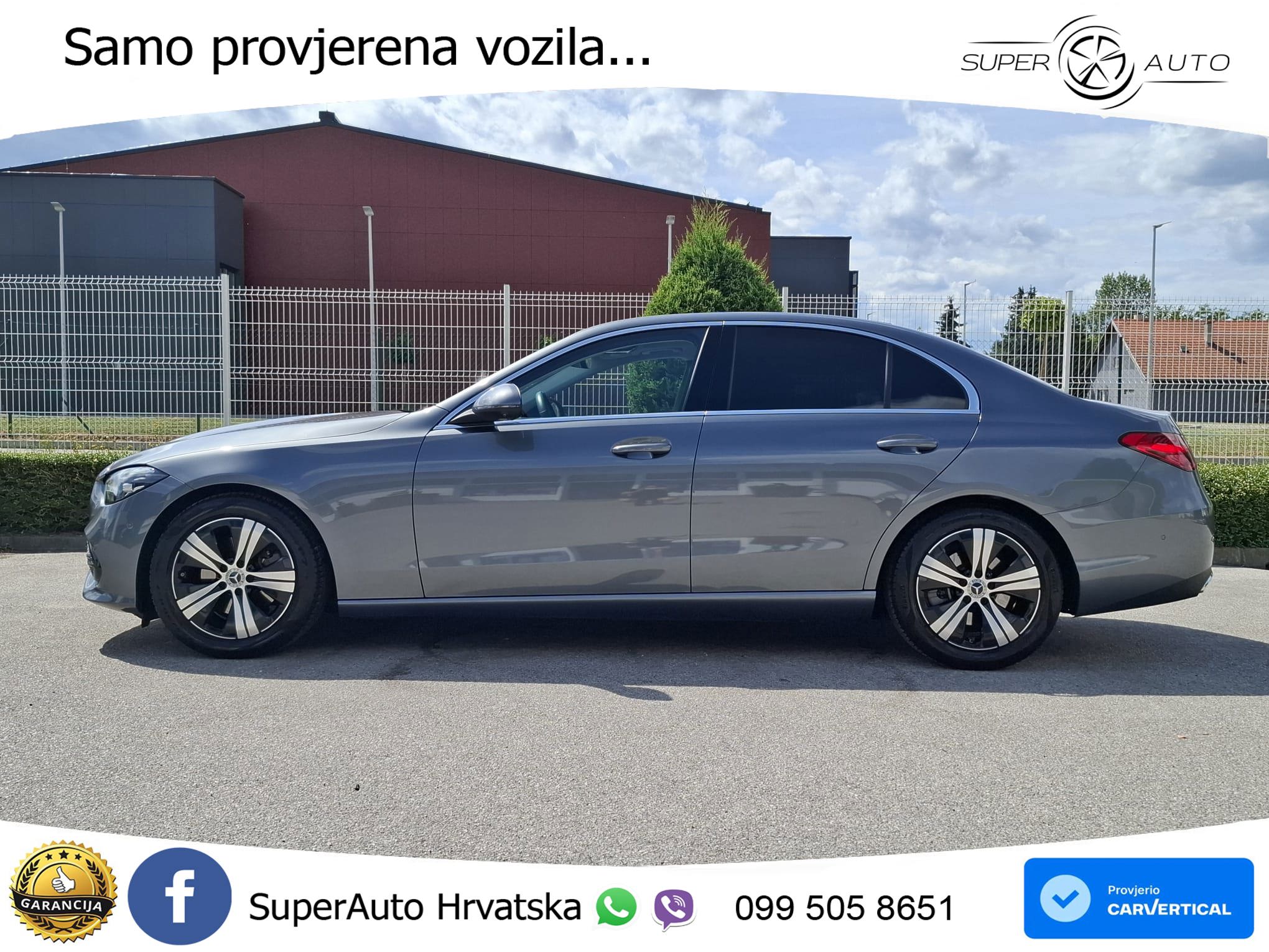 Mercedes C 220d Aut. 200 KS, REG 04/27 TEM+360+GR SJED+PANO+AMBI