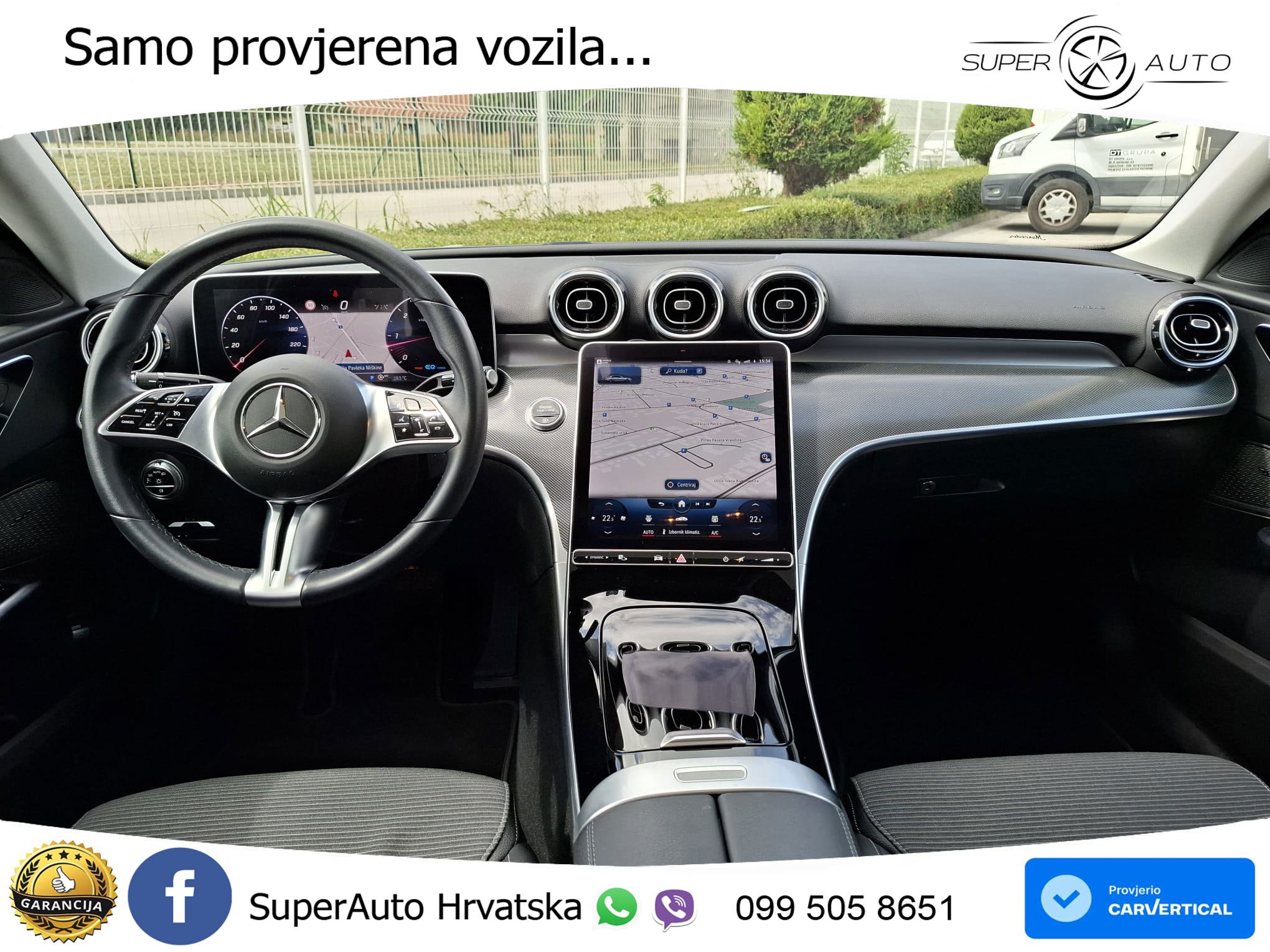 Mercedes C 220d Aut. 200 KS, REG 04/27 TEM+360+GR SJED+PANO+AMBI