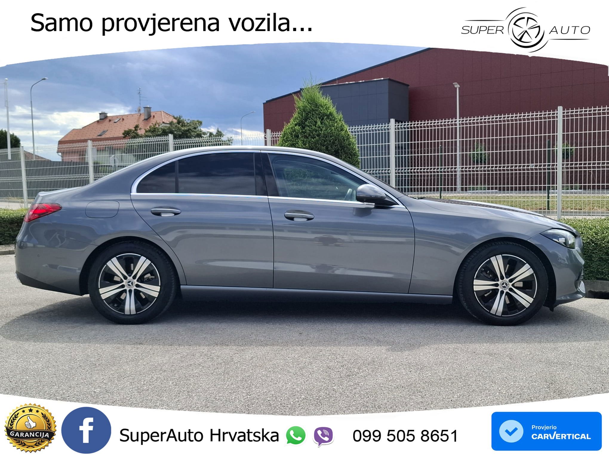 Mercedes C 220d Aut. 200 KS, REG 04/27 TEM+360+GR SJED+PANO+AMBI