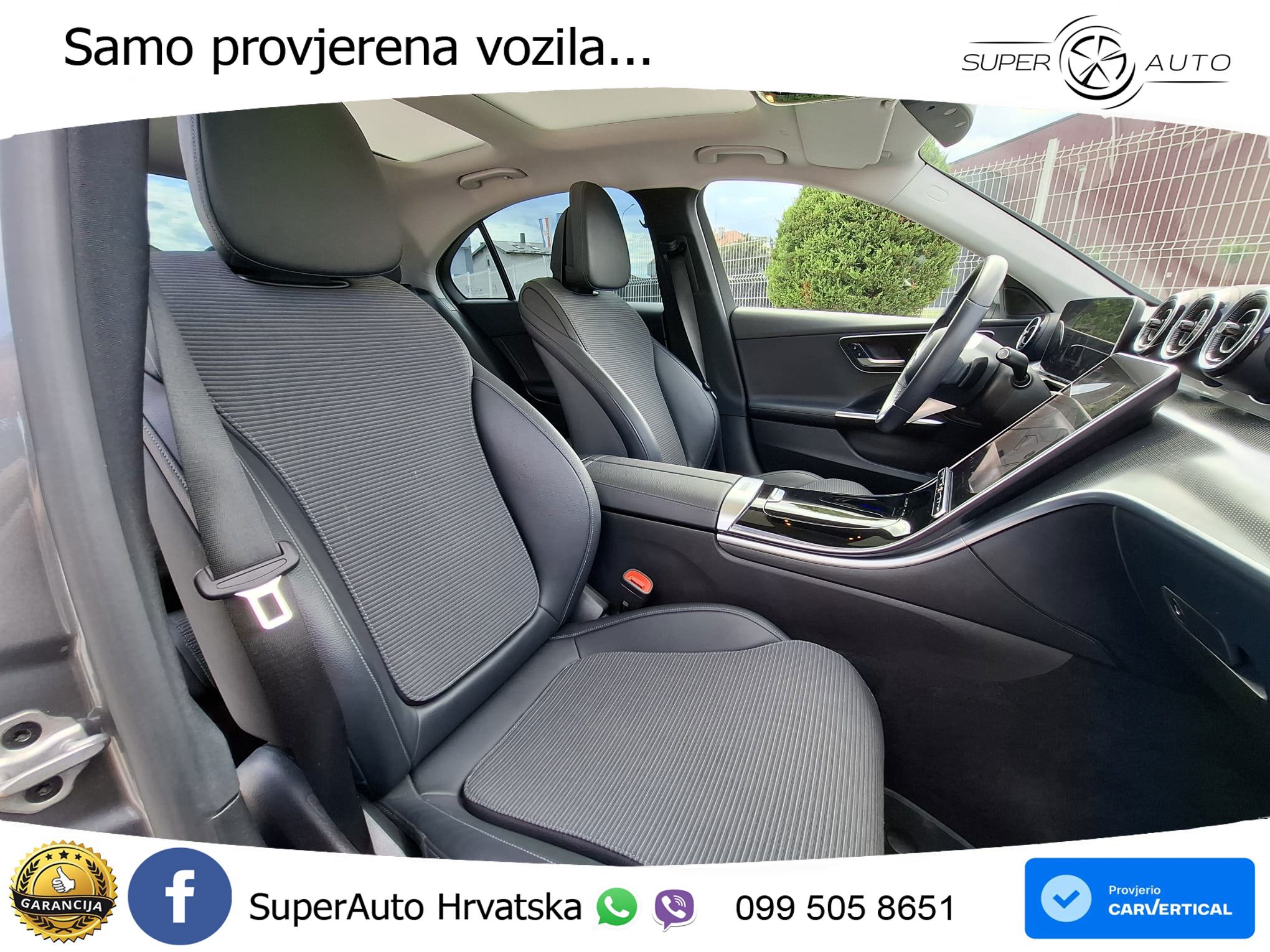 Mercedes C 220d Aut. 200 KS, REG 04/27 TEM+360+GR SJED+PANO+AMBI