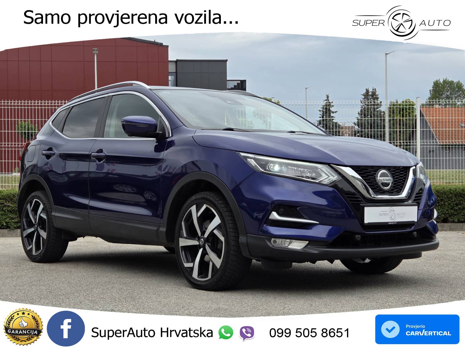 Nissan Qashqai 1.3i Tekna 140 KS, REG 10/26 LED+360+GR SJED+PANO+ASIST