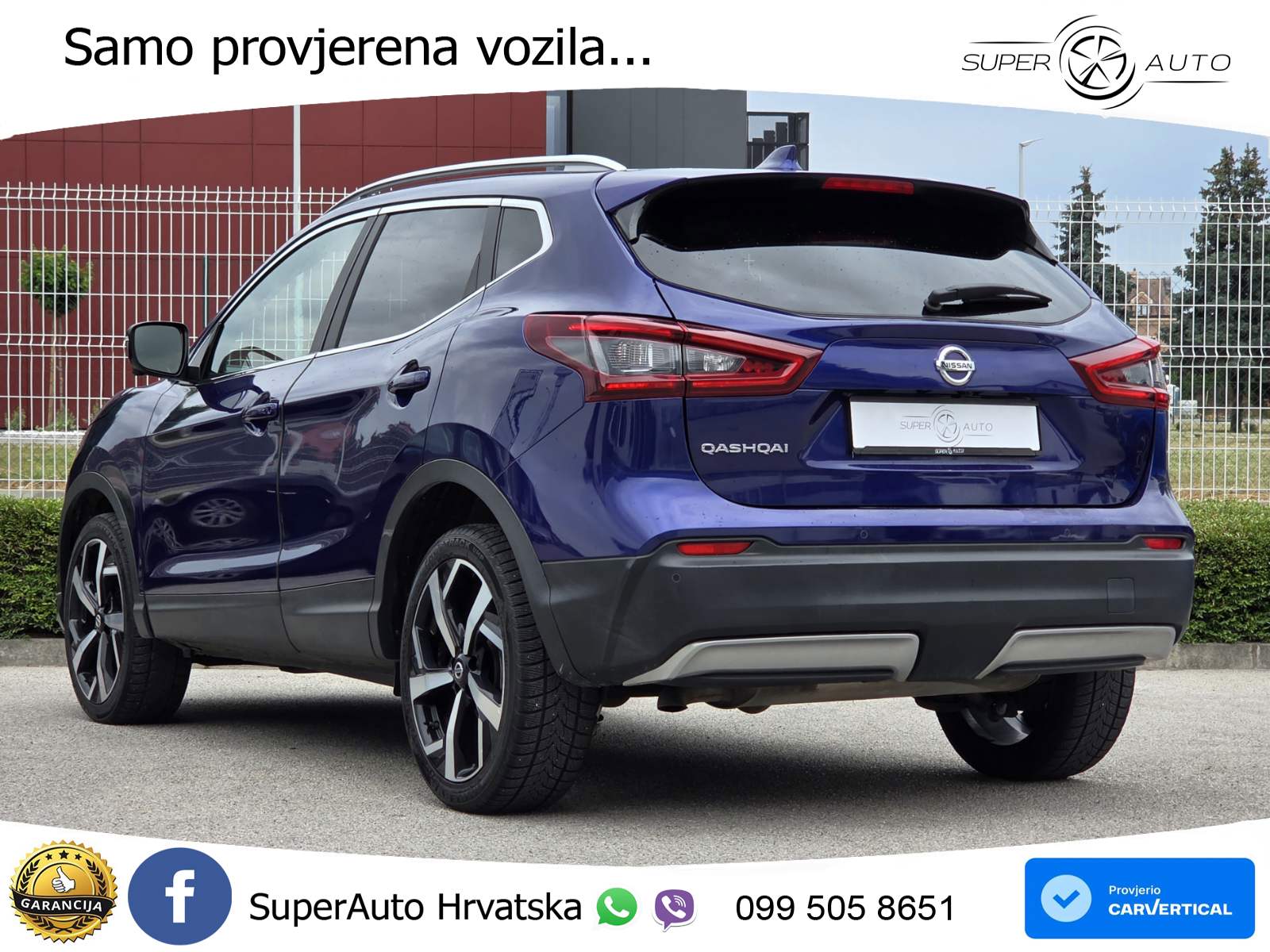 Nissan Qashqai 1.3i Tekna 140 KS, REG 10/26 LED+360+GR SJED+PANO+ASIST