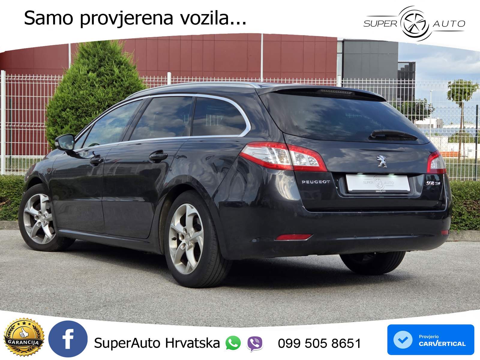 Peugeot 508 SW 2.0 HDI 140 KS, REG 10/26 PANO+GR SJED+TEM+PDC