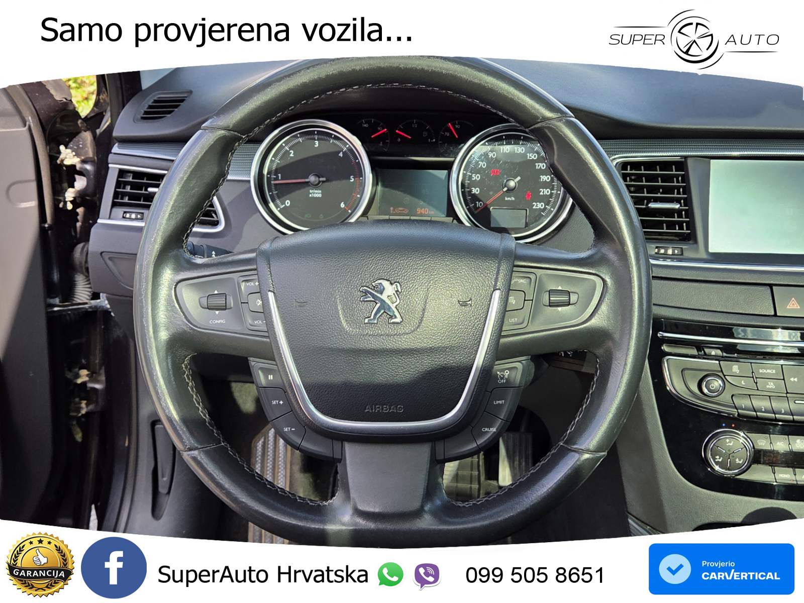 Peugeot 508 SW 2.0 HDI 140 KS, REG 10/26 PANO+GR SJED+TEM+PDC