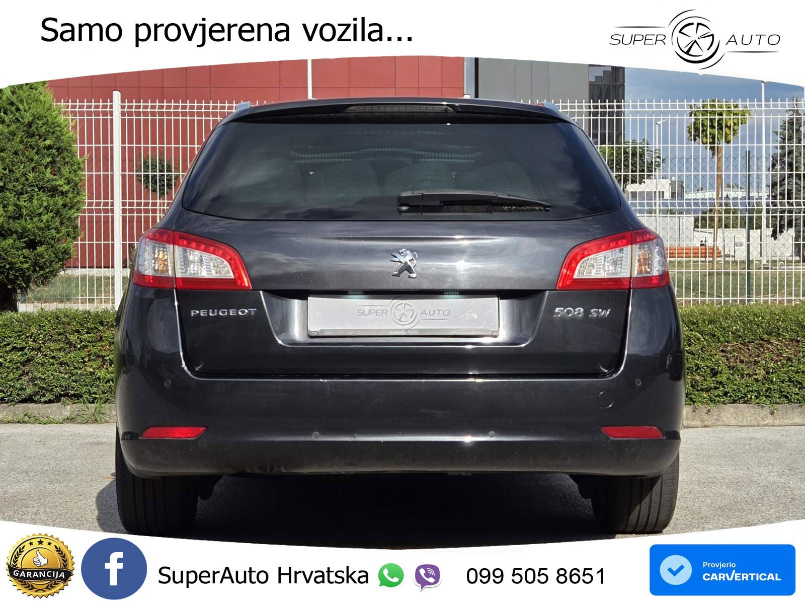 Peugeot 508 SW 2.0 HDI 140 KS, REG 10/26 PANO+GR SJED+TEM+PDC