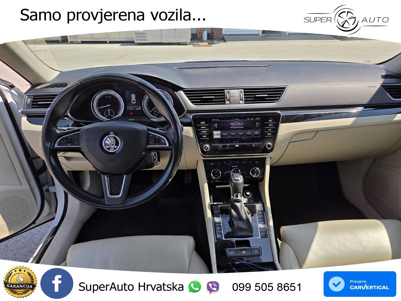 Škoda Superb Combi 2.0 TSI 4x4 DSG Laurin&Klement 280 KS, PANO+GR SJED+TEM