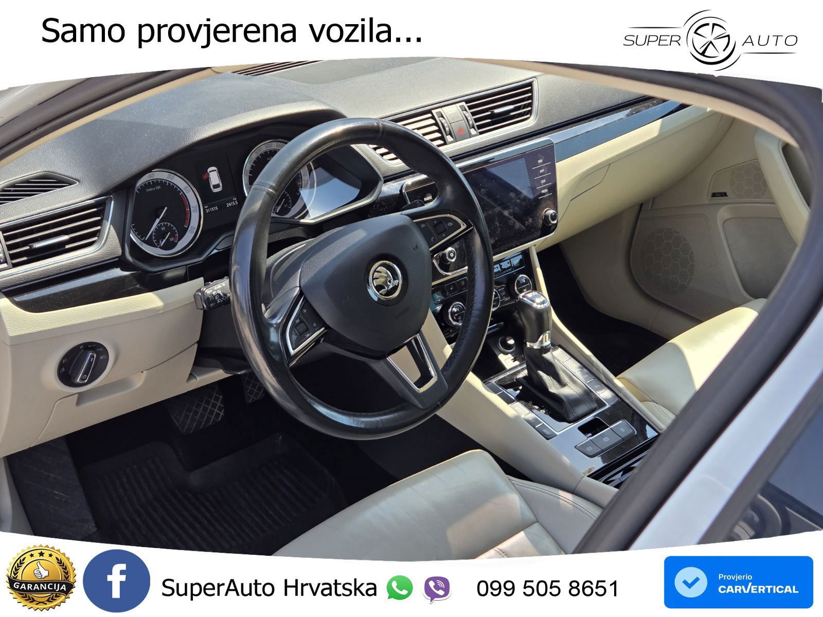Škoda Superb Combi 2.0 TSI 4x4 DSG Laurin&Klement 280 KS, PANO+GR SJED+TEM