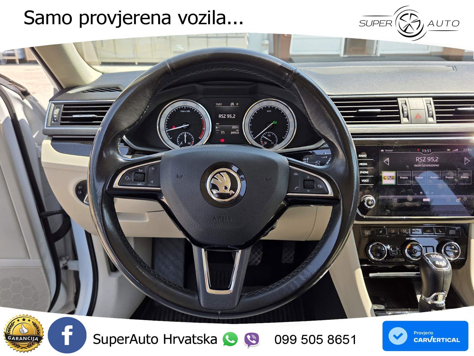 Škoda Superb Combi 2.0 TSI 4x4 DSG Laurin&Klement 280 KS, PANO+GR SJED+TEM