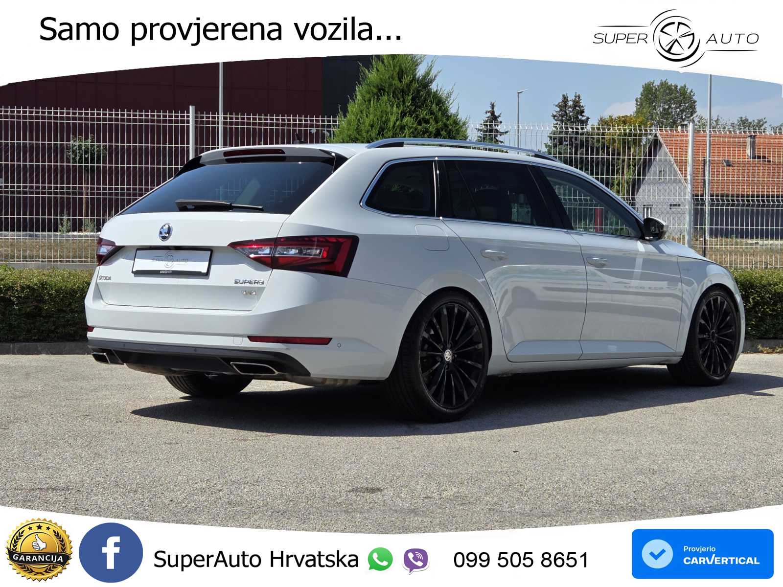 Škoda Superb Combi 2.0 TSI 4x4 DSG Laurin&Klement 280 KS, PANO+GR SJED+TEM