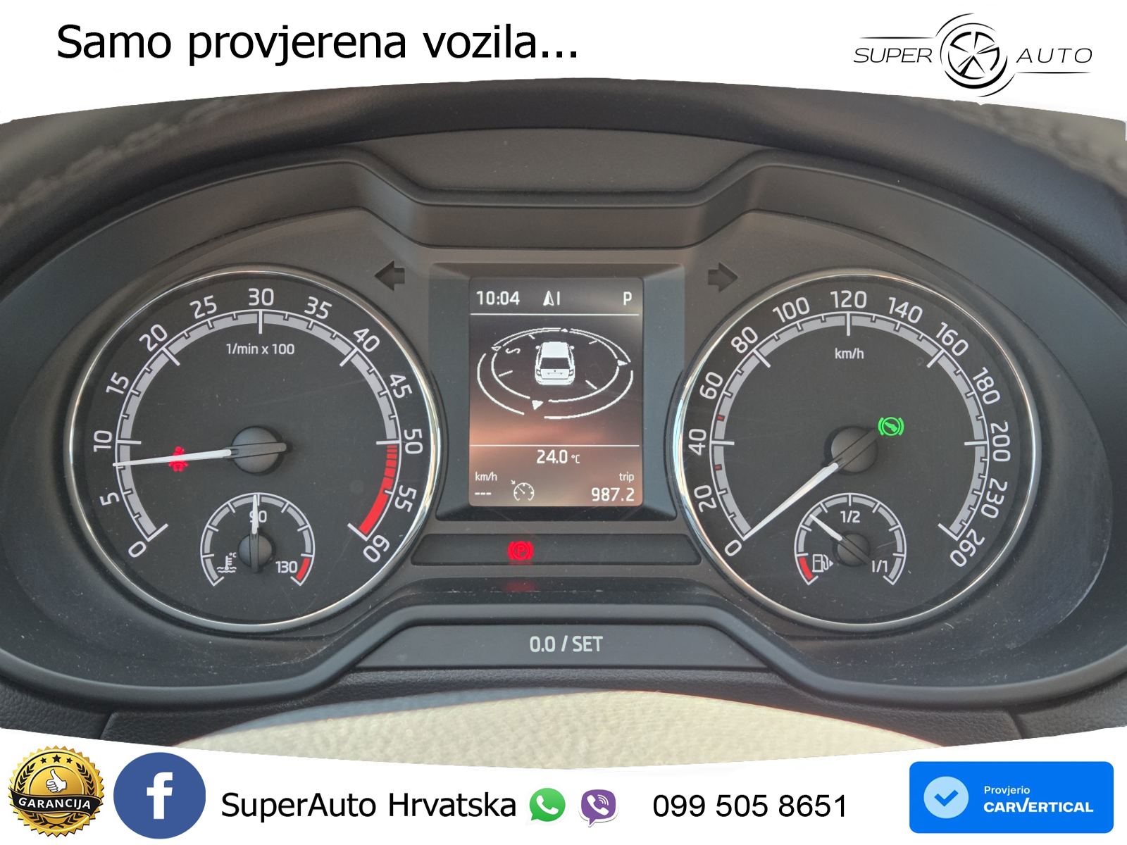 Škoda Octavia Combi 2.0 TDI DSG Soleil 150 KS, REG 11/26 LED+GR SJED+ASIST